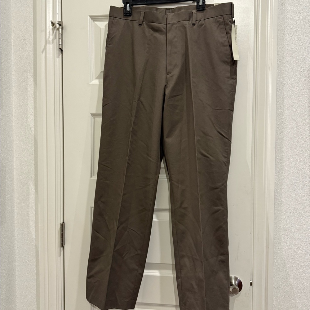 Perry Ellis Brown Chinos Classic Style